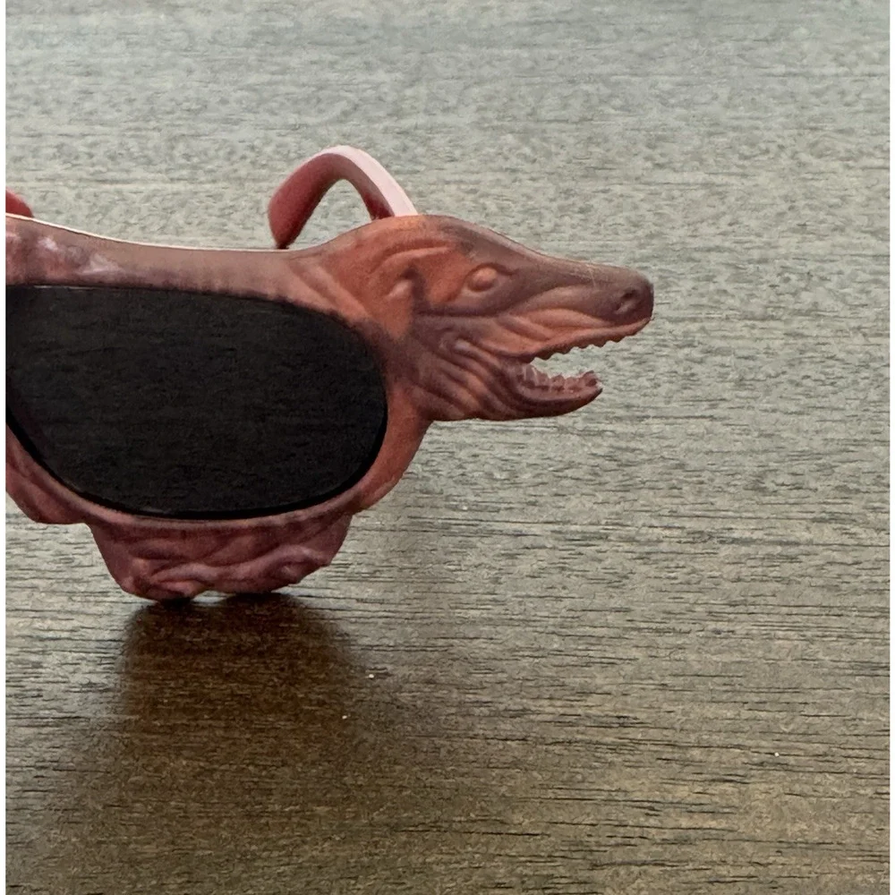Vintage Dinosaur Kids Sunglasses Made in Taiwan Dino Glasses Toddler Shades